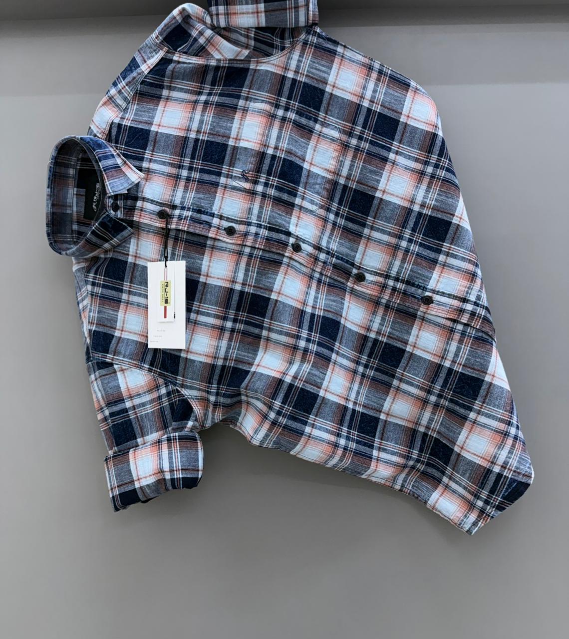 indigo Checks Shirt