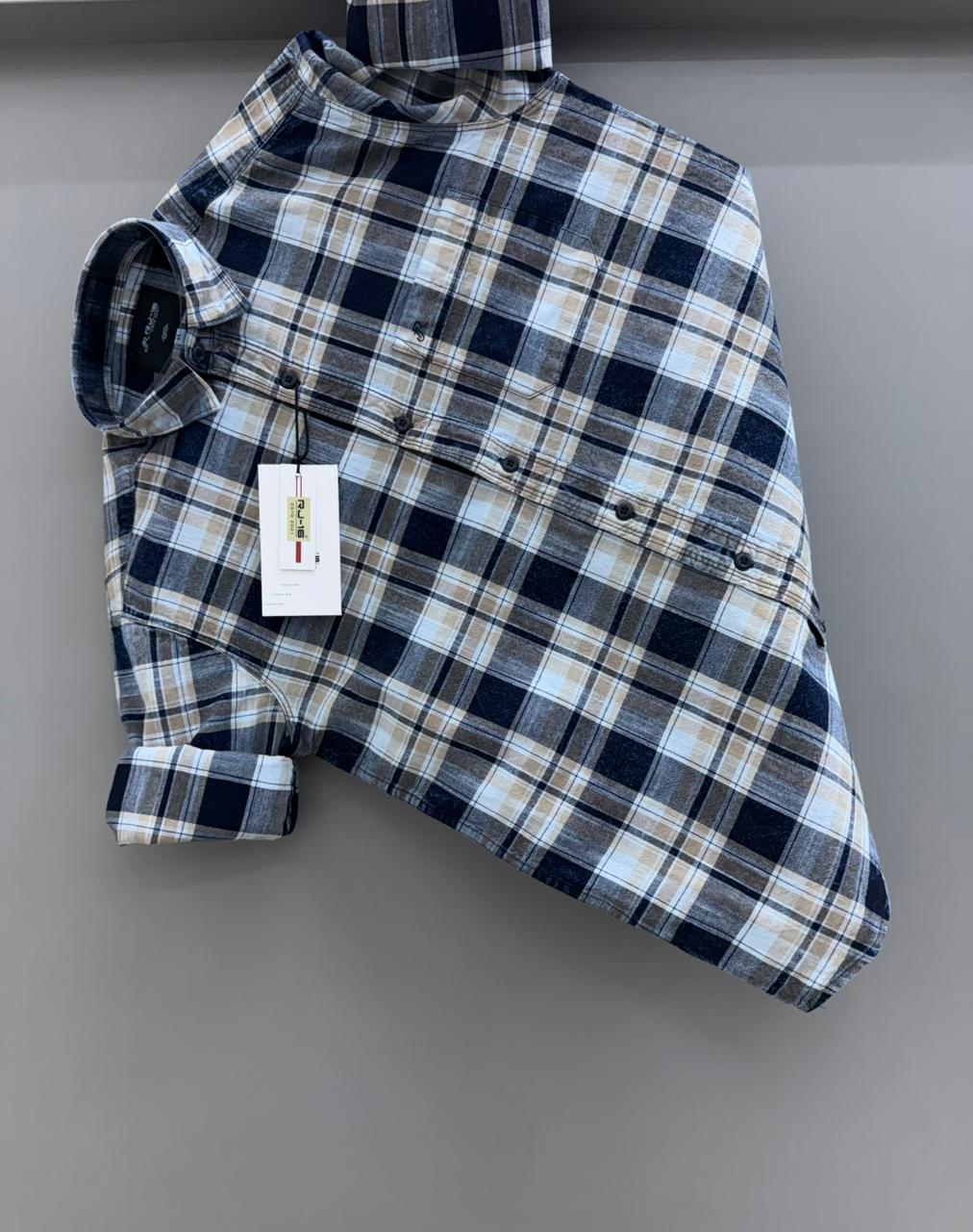 indigo Checks Shirt