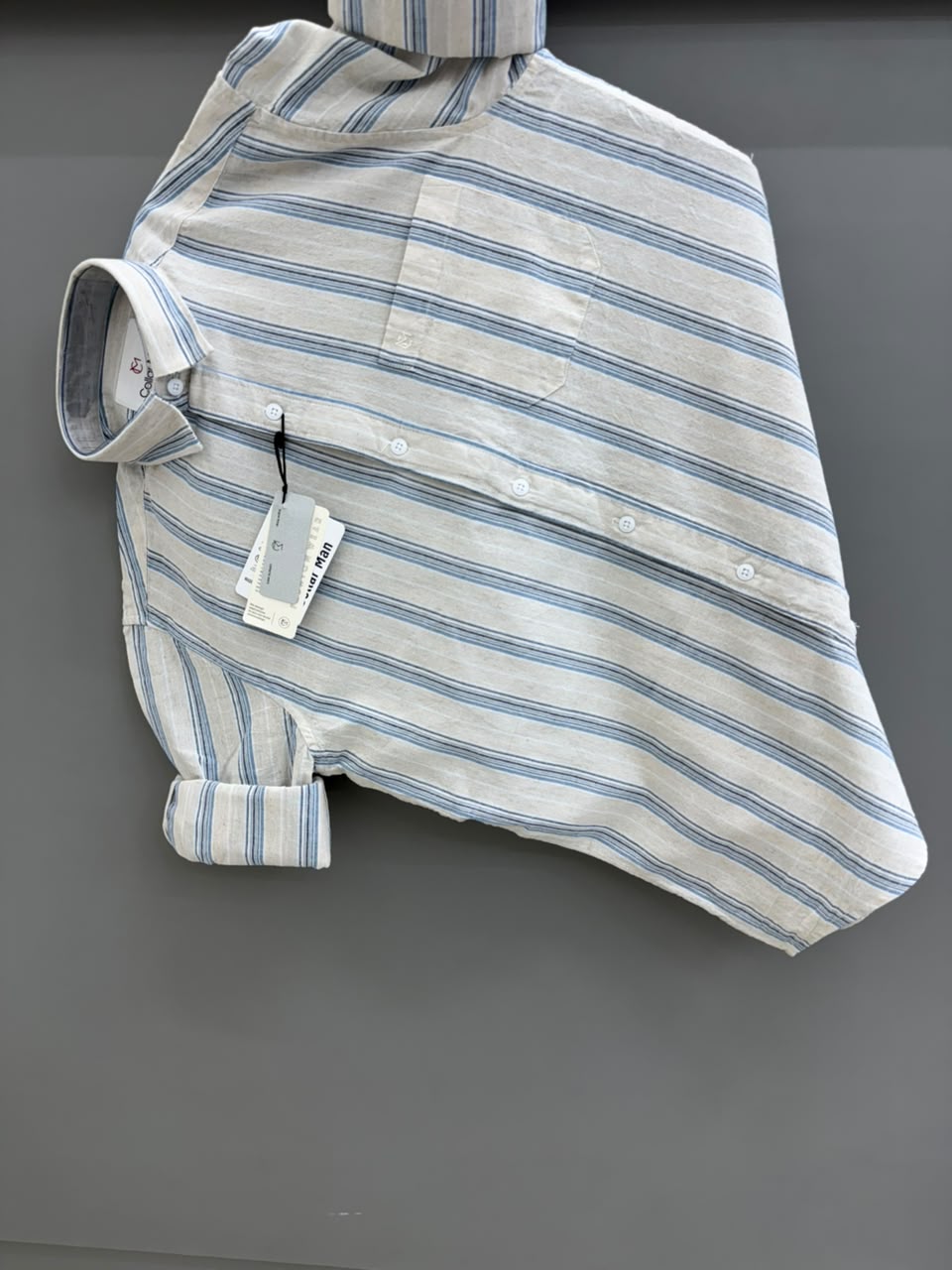 Linen Strip shirt