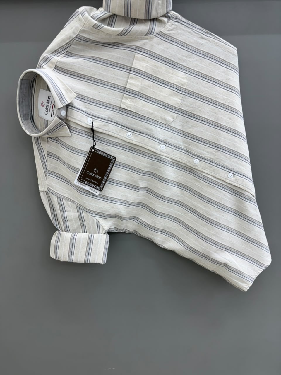 Linen Strip shirt