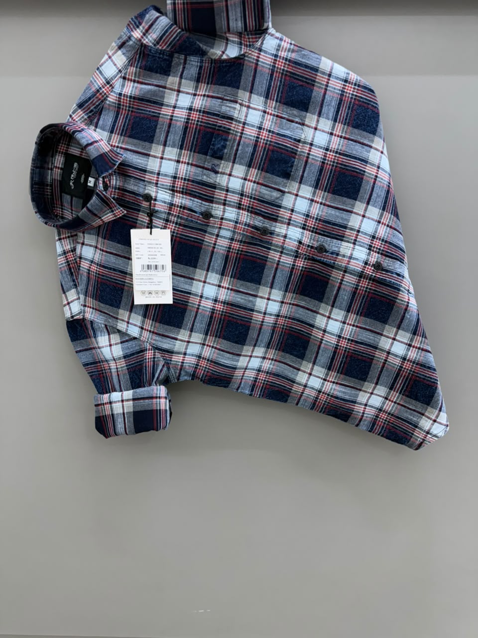 indigo Checks Shirt