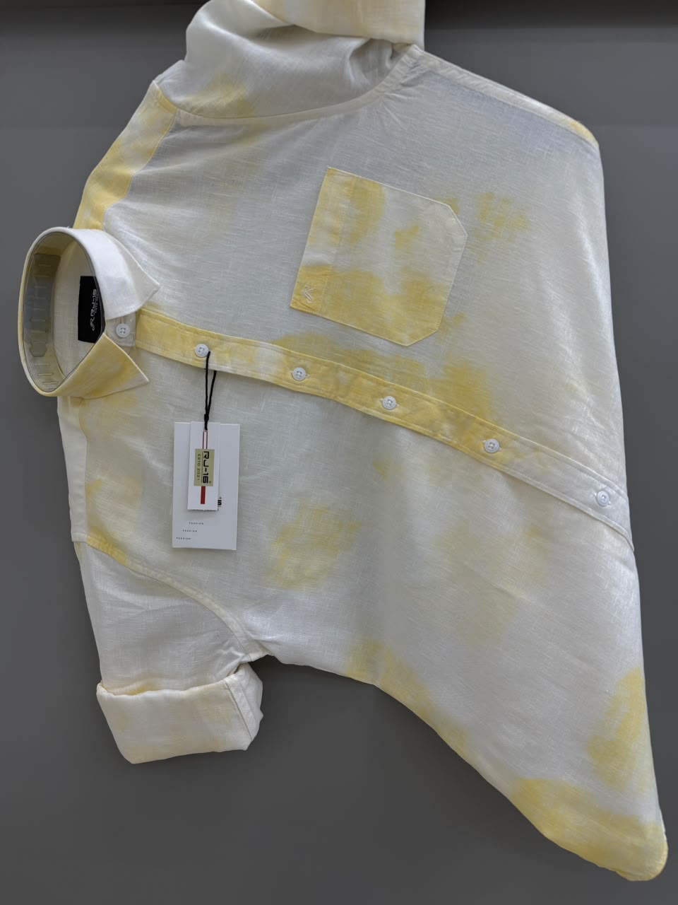 linen printed shirt