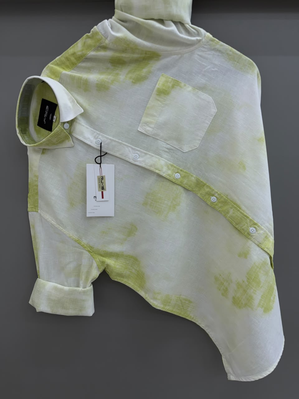 linen printed shirt