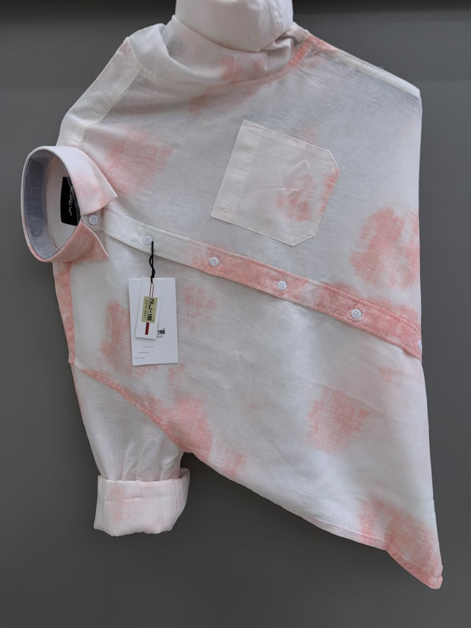 linen printed shirt