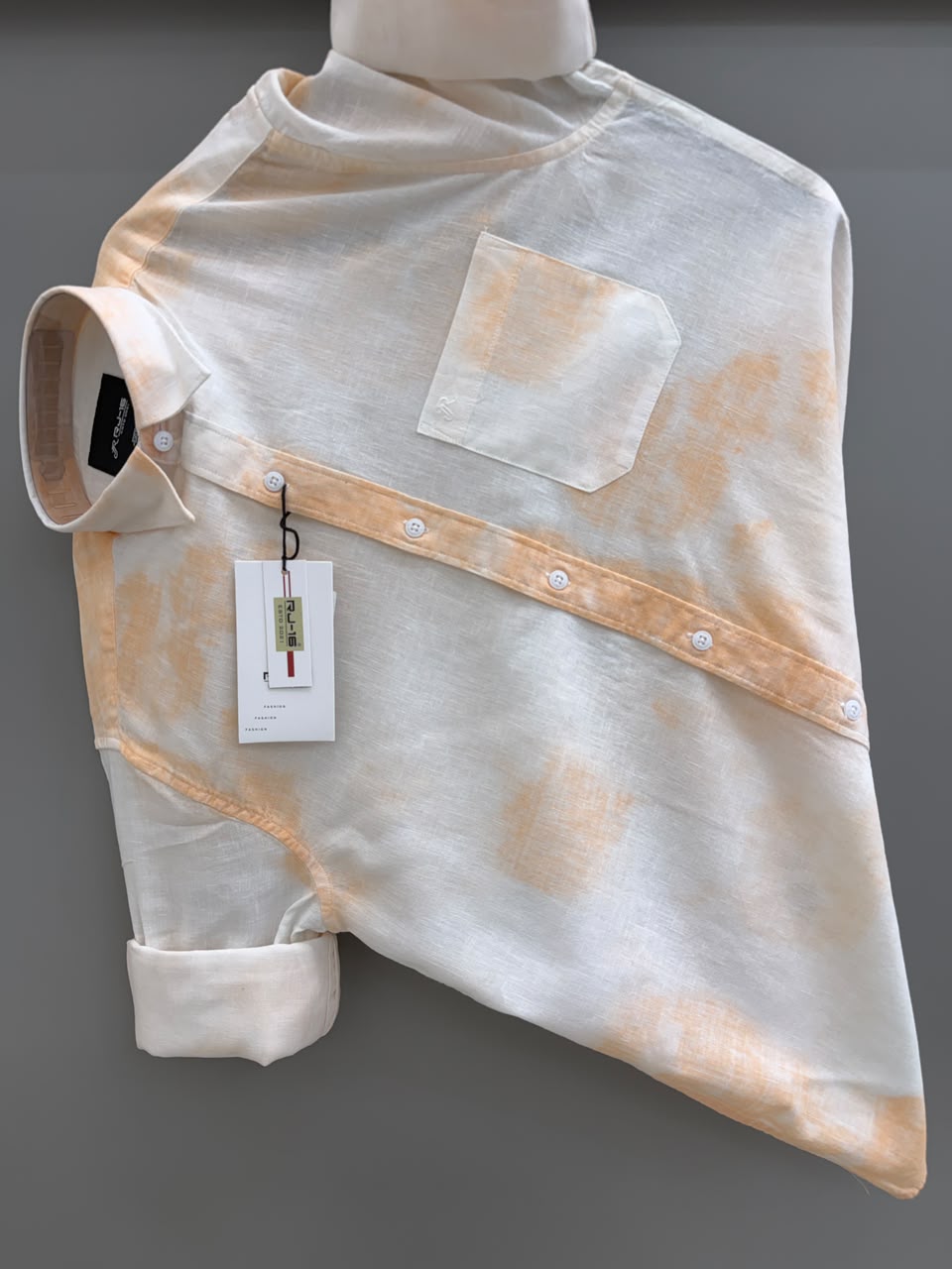 linen printed shirt