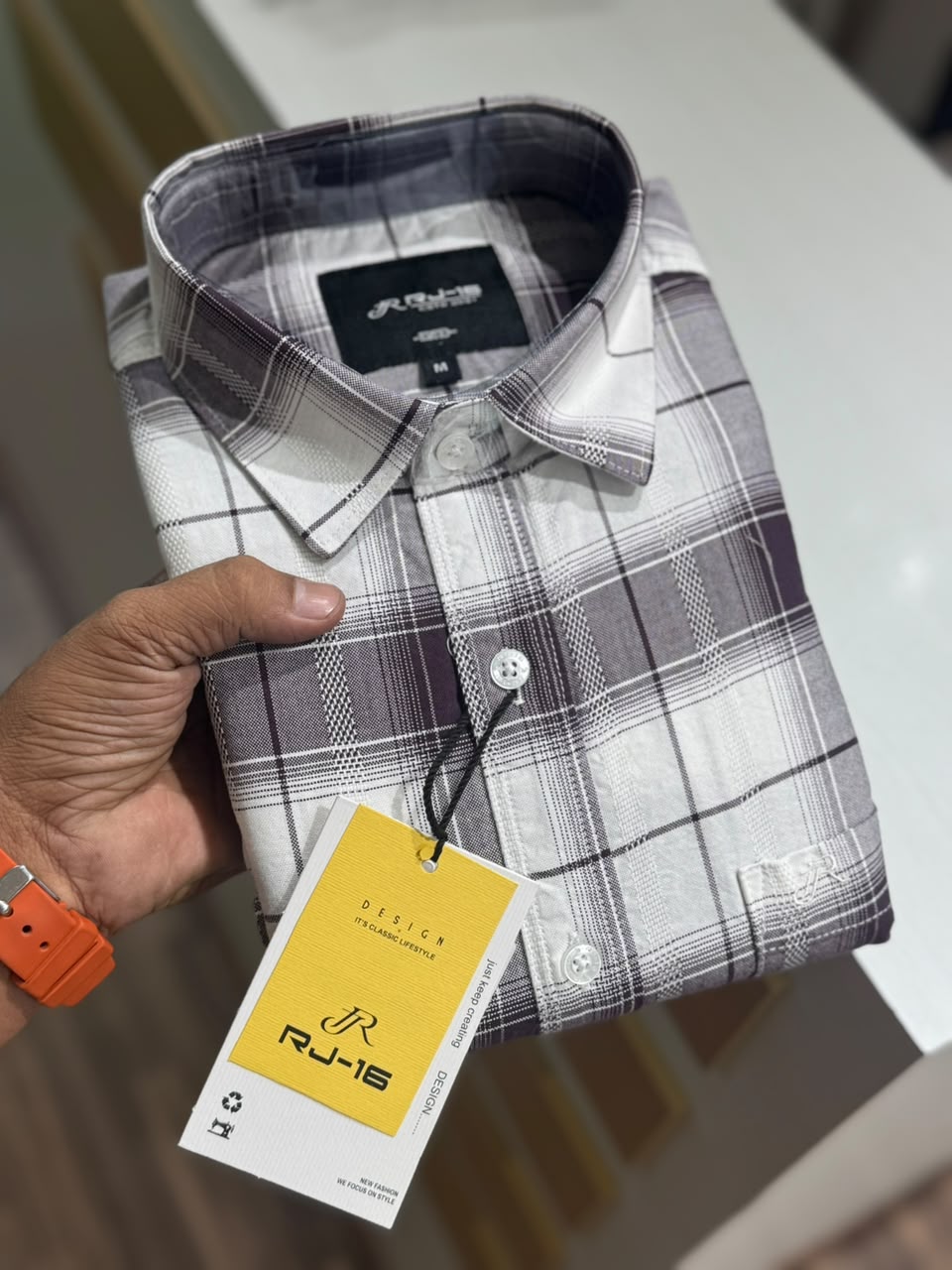 Heavy Oxford check Shirt