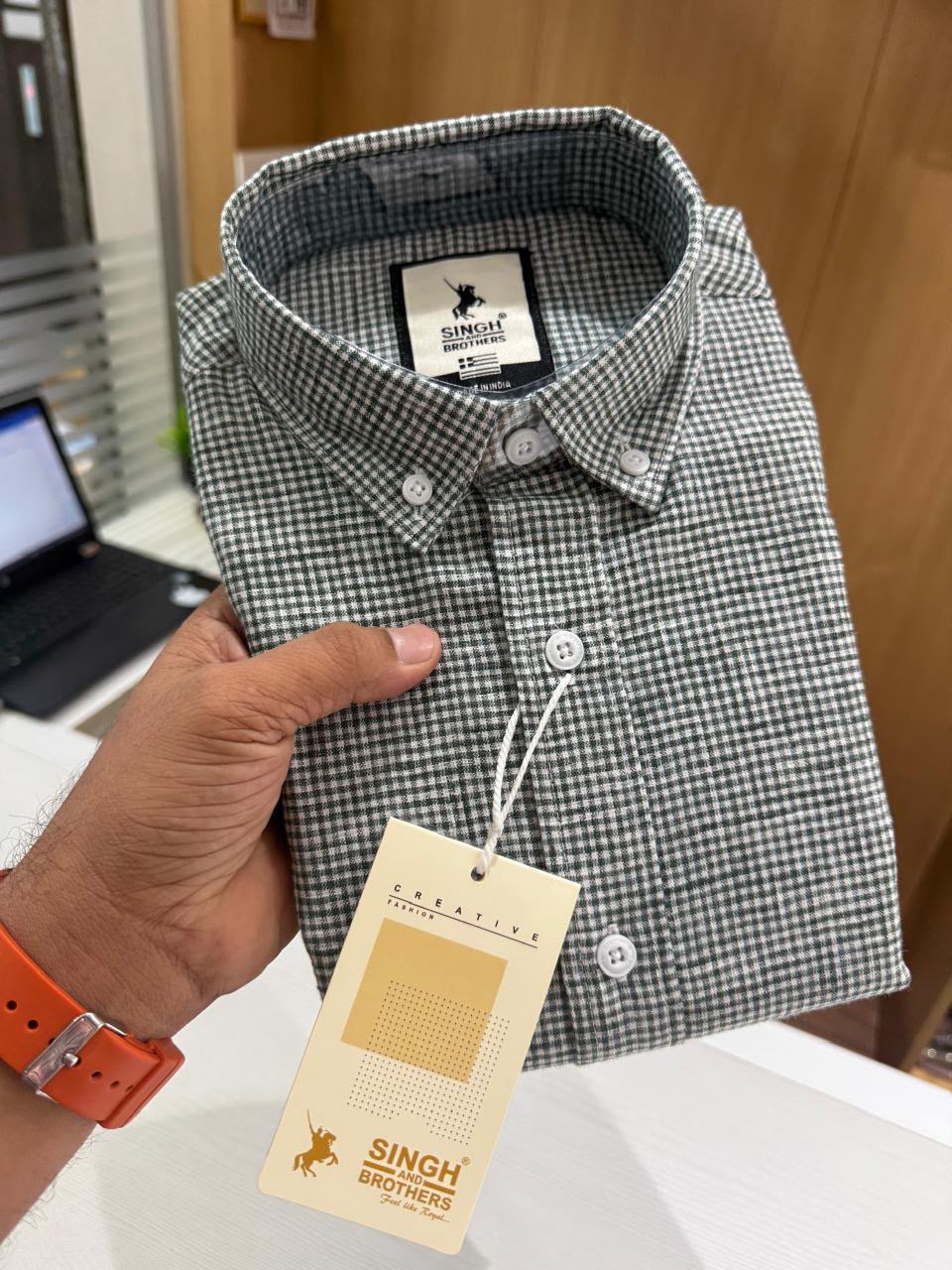 Official check Shirt