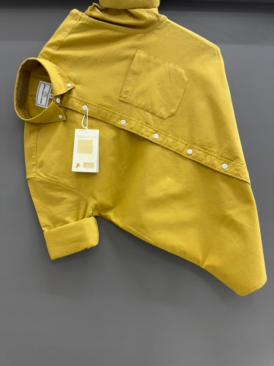 Cotton Oxford BD- Yellow