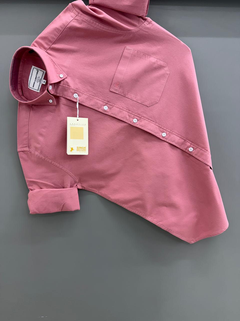 Cotton Oxford BD- Rose Pink