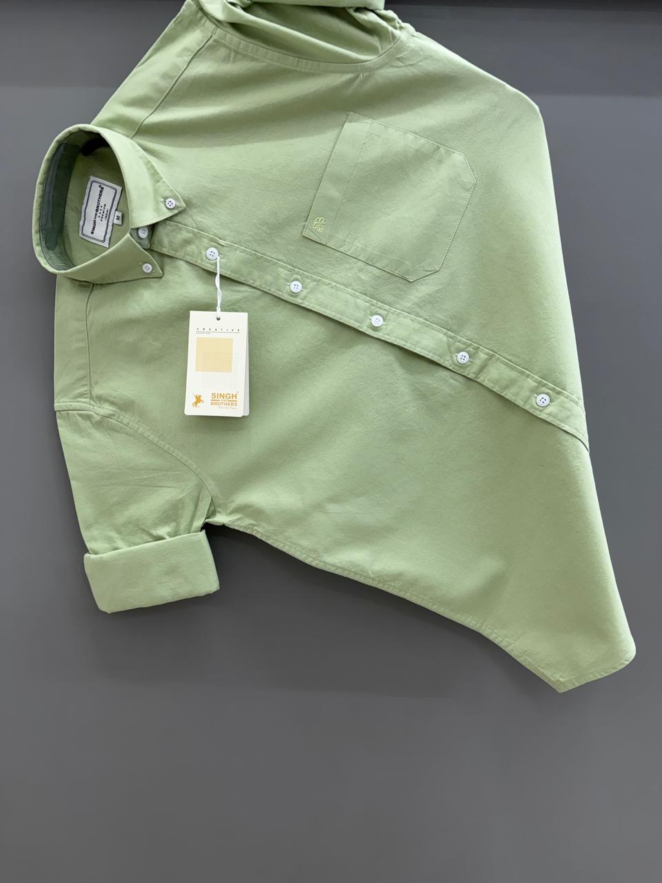 Cotton Oxford BD- Light Green