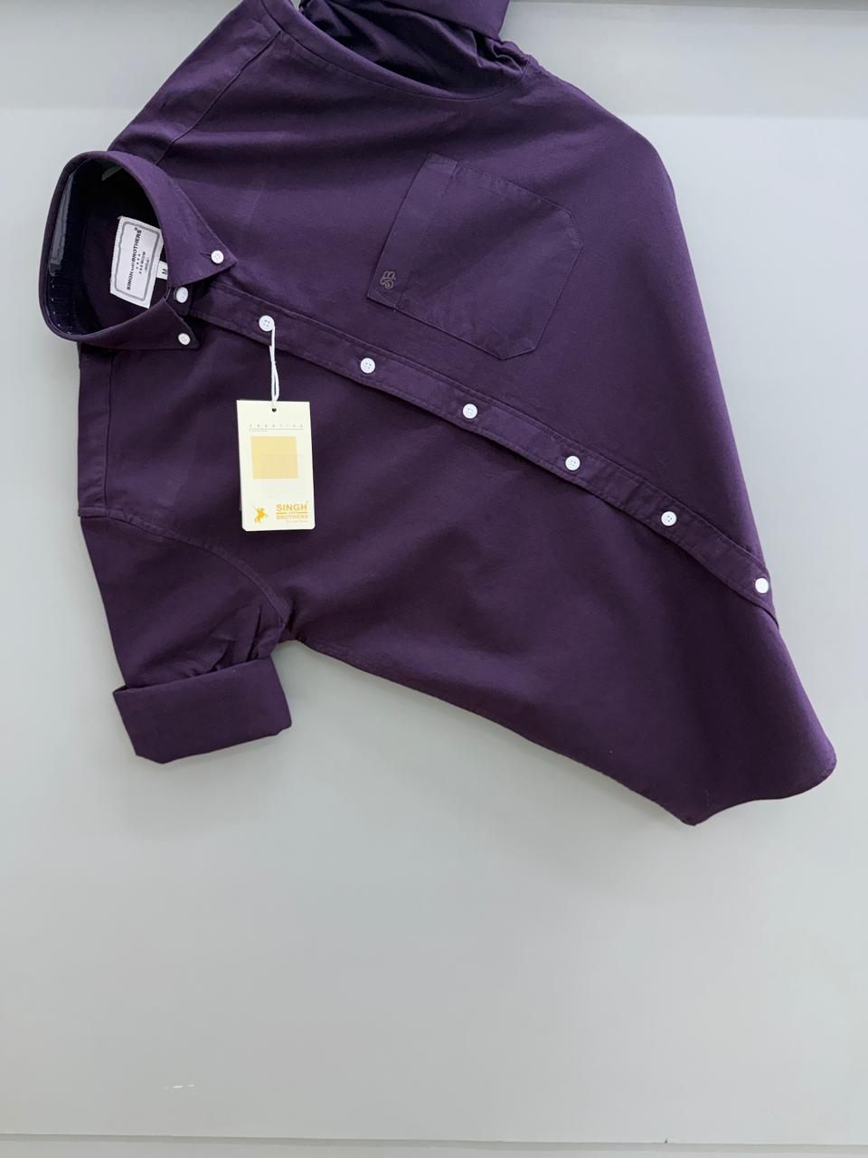 Cotton Oxford BD- Purple