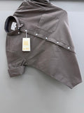 Cotton Oxford BD- Charcoal Brown