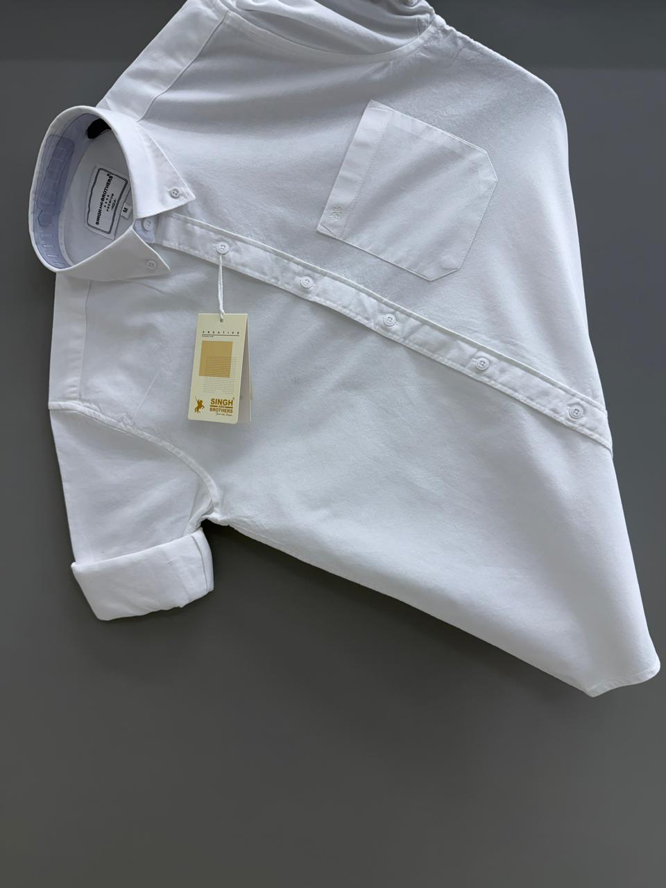 Cotton Oxford BD- White