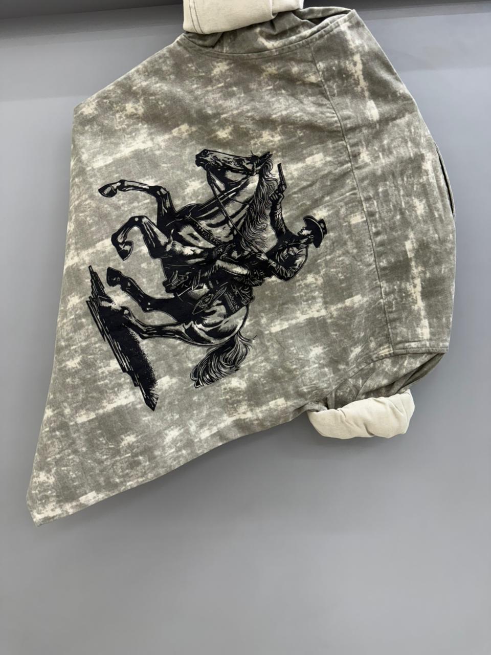 Back Print Double pocket shirt