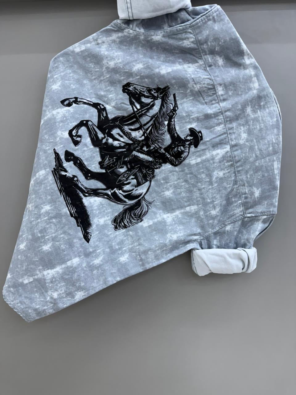 Back Print Double pocket shirt