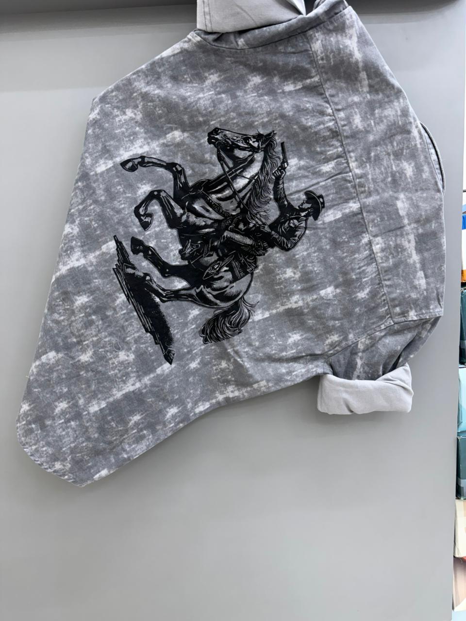 Back Print Double pocket shirt