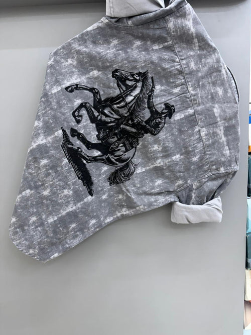 Back Print Double pocket shirt