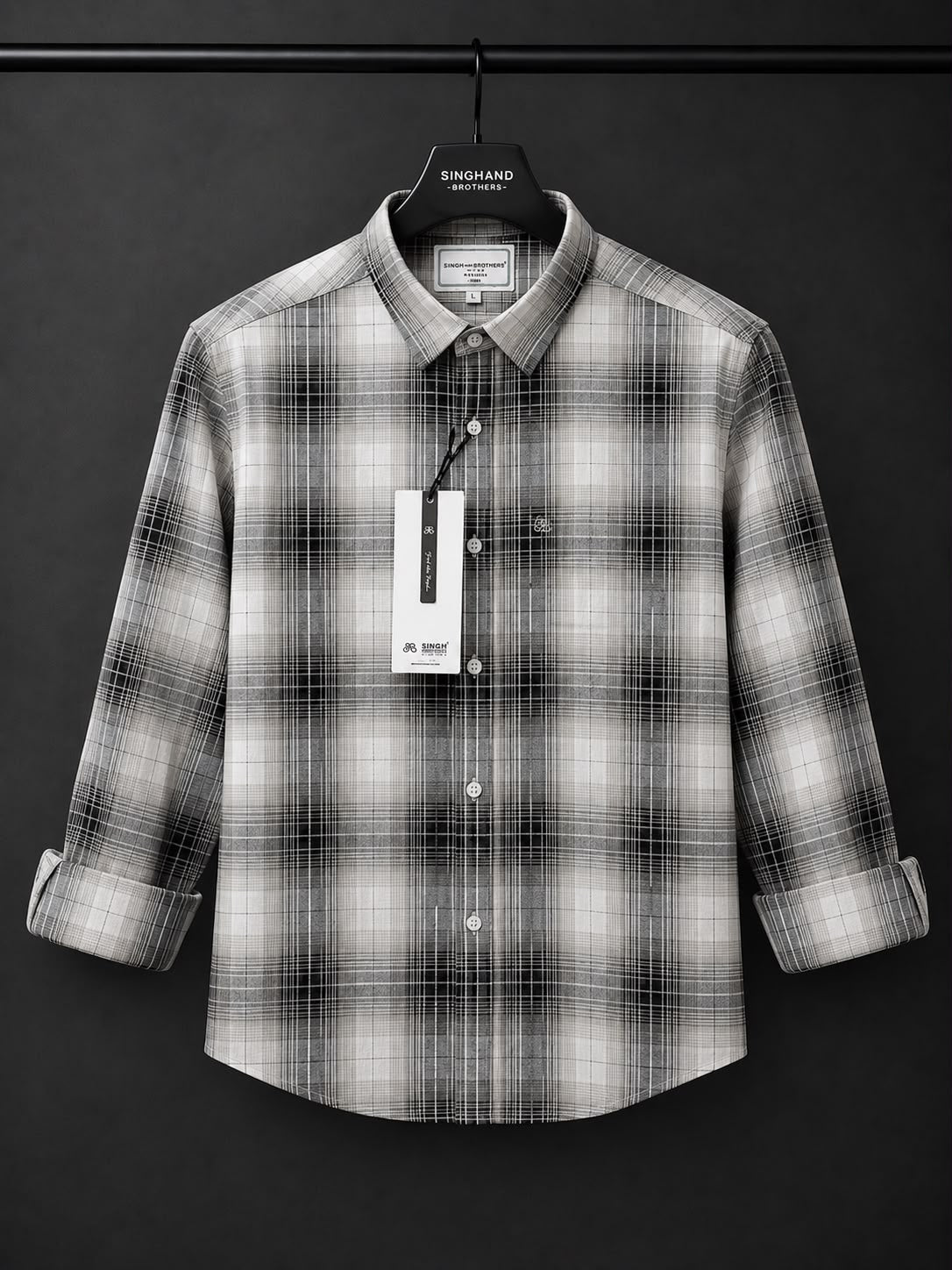 Heavy Oxford check Shirt - 1