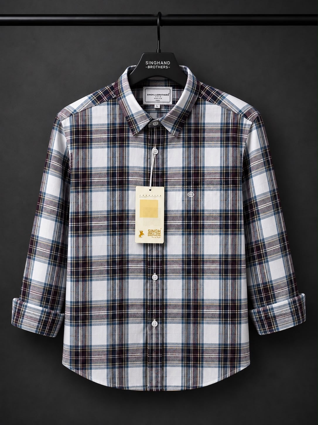 Heavy Oxford check Shirt - 8