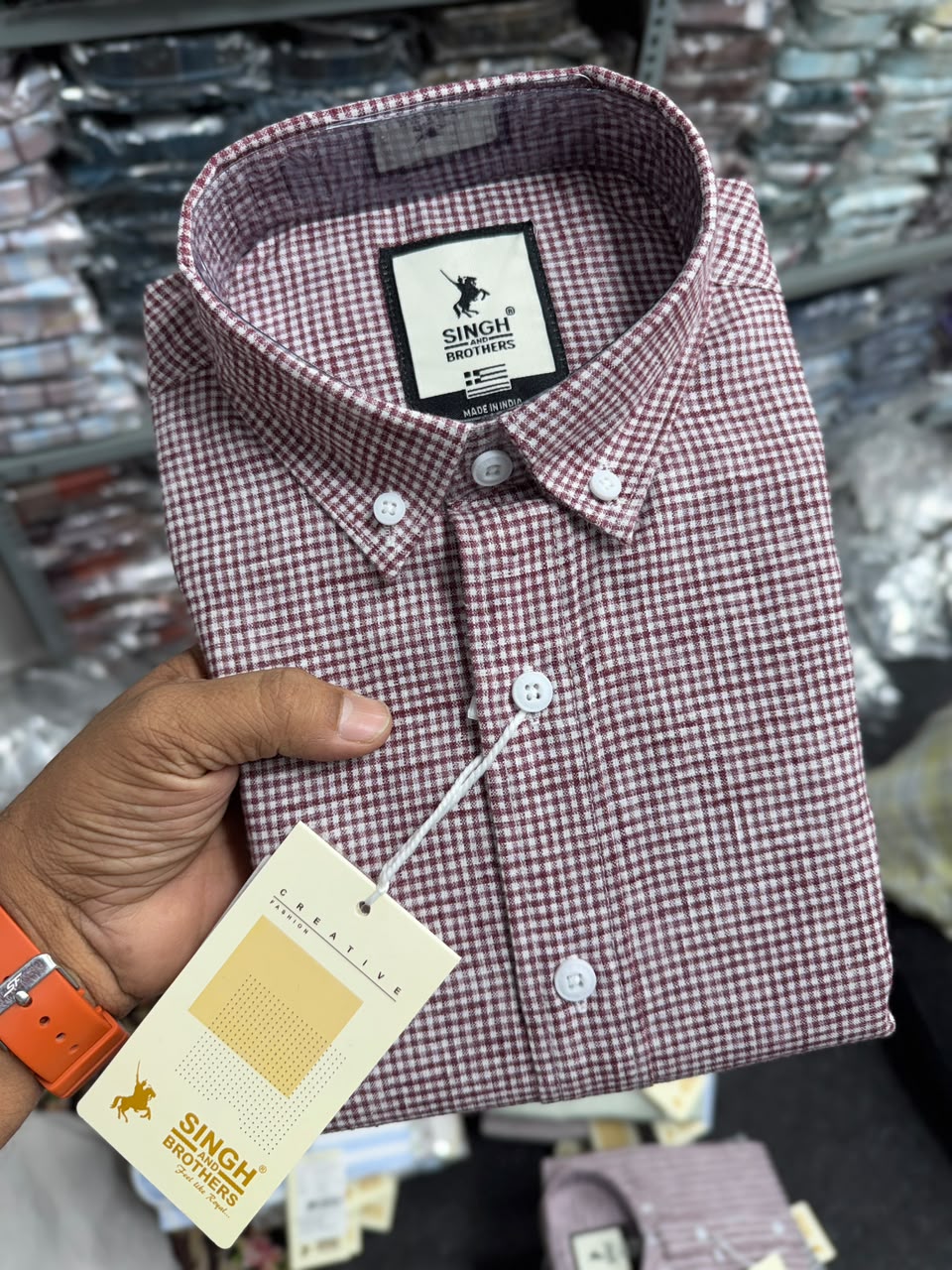 Official check Shirt