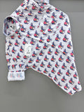 Blue Elephant Printed