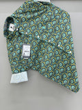 Dark green Flower Printed