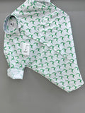 Green Dear Printed