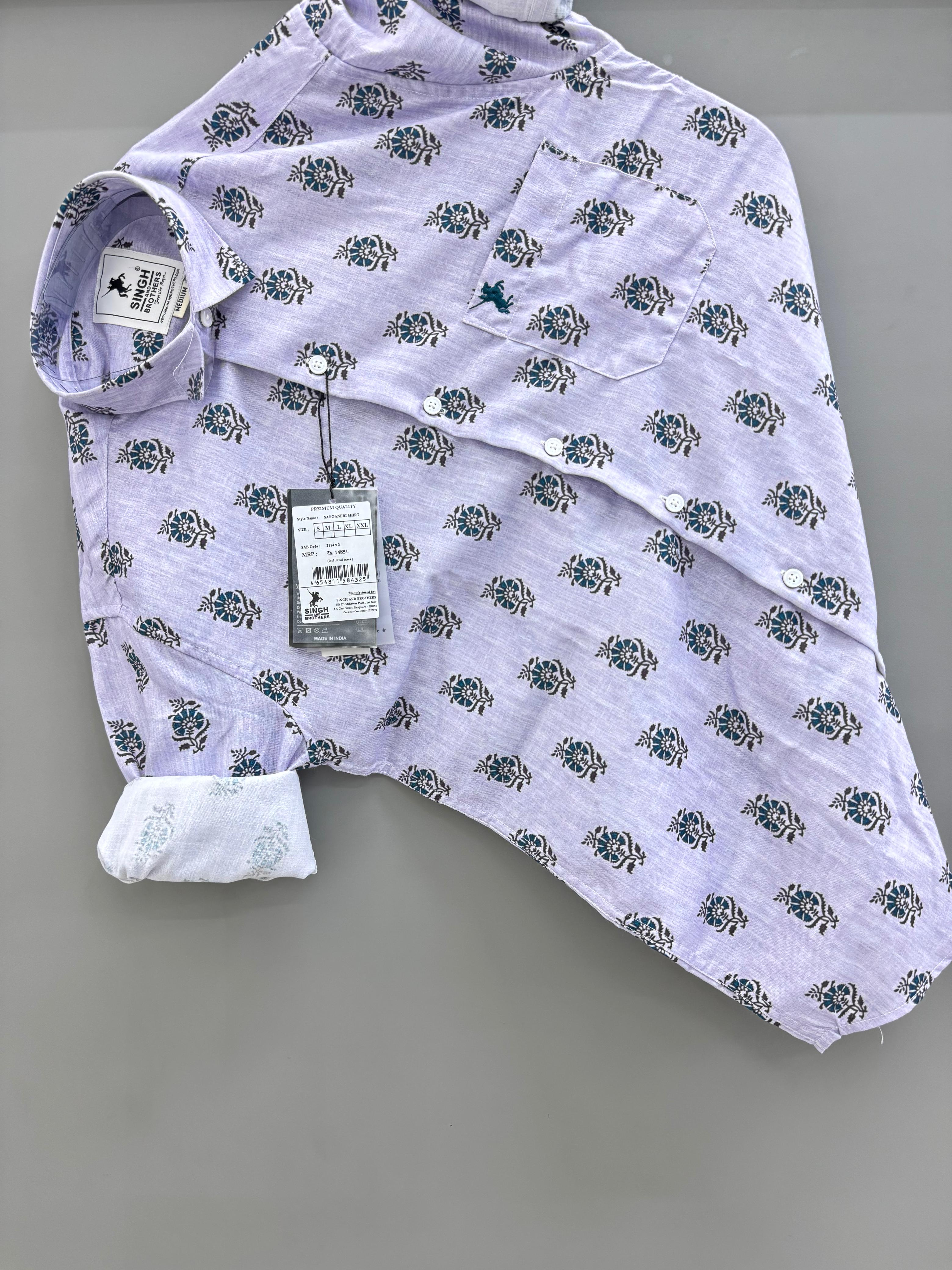 Light purple Printed