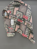 Rayon Green printed