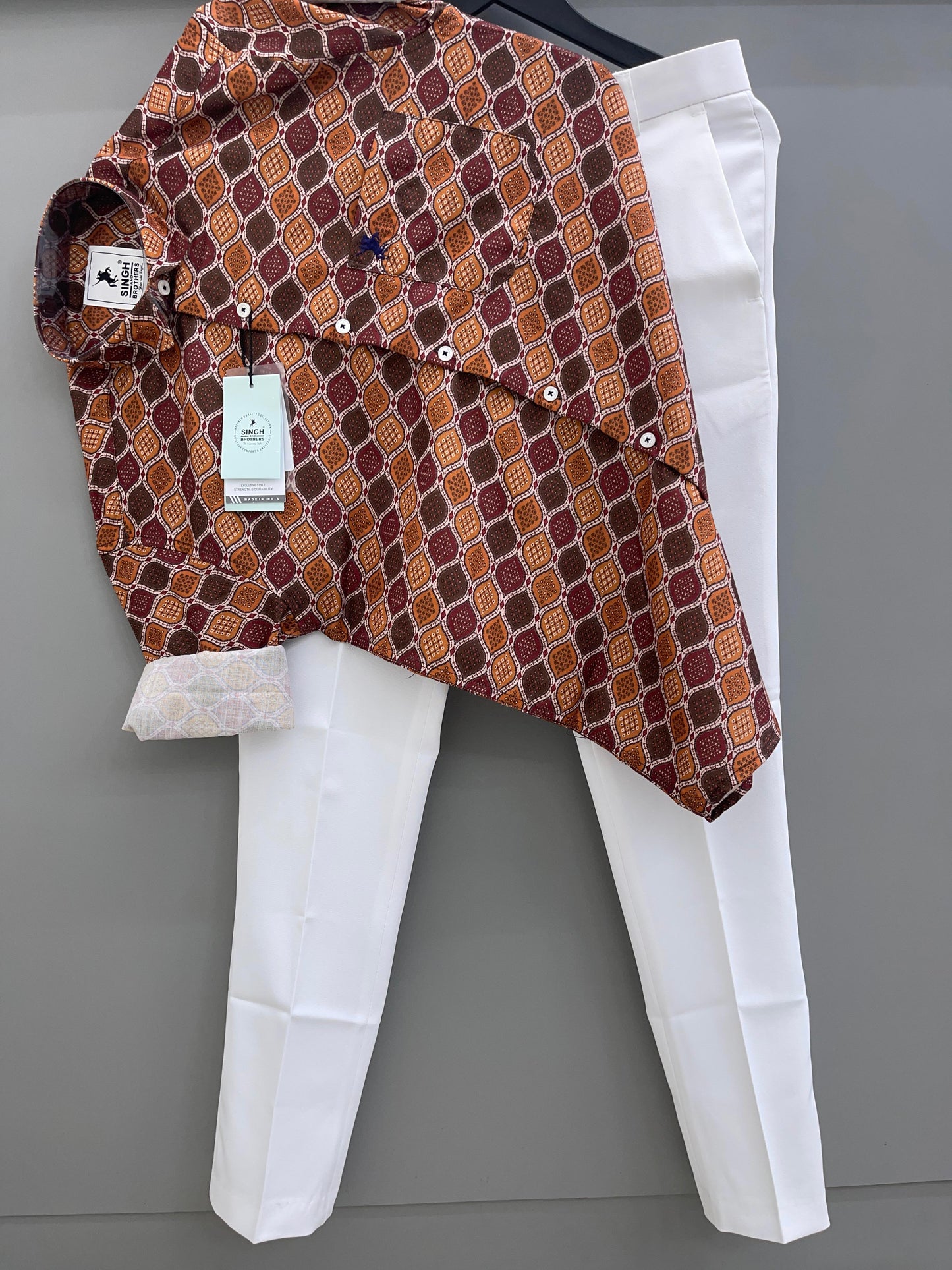 Printed Shirt with Trouser Pant (Combo)