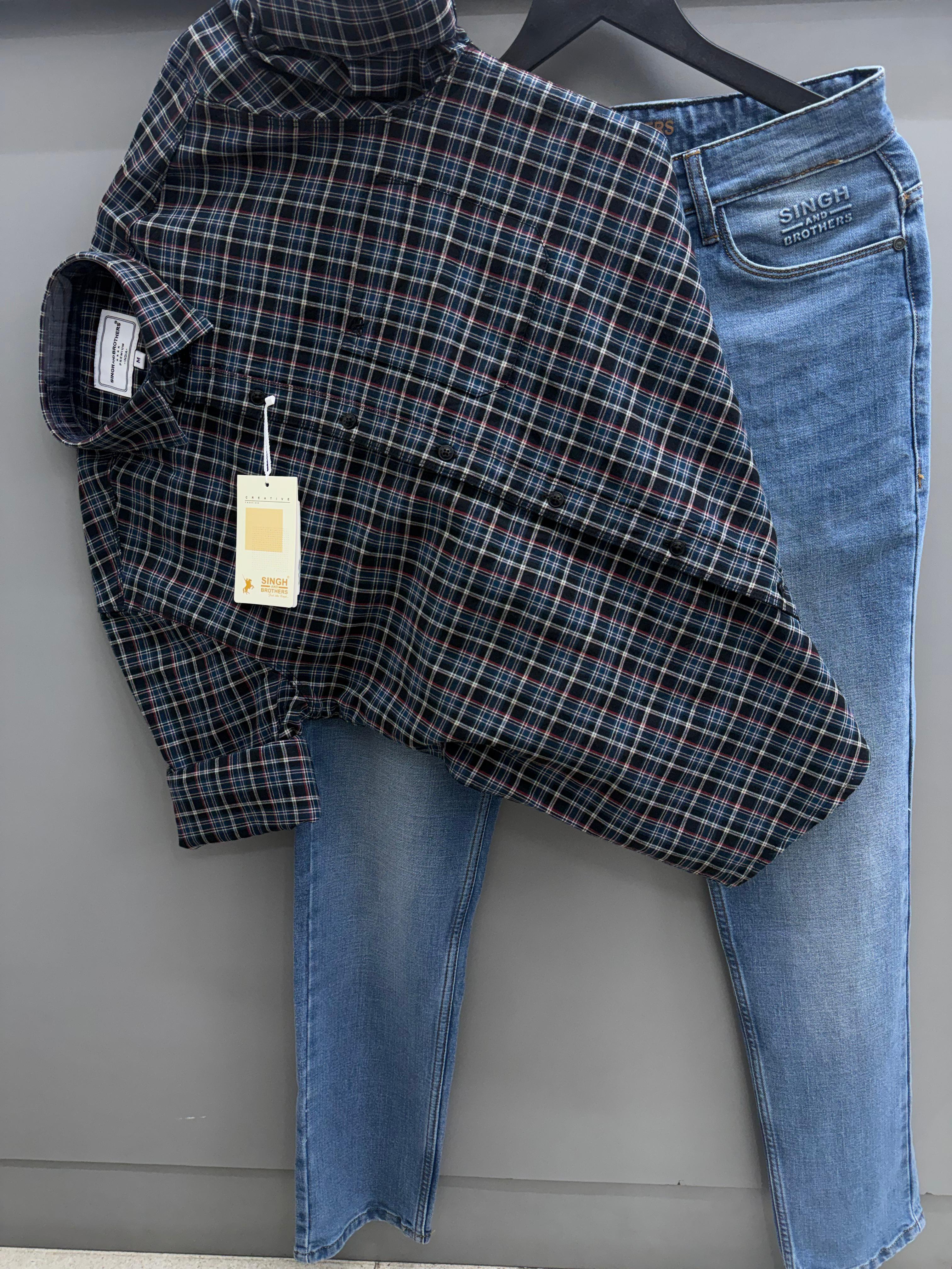 Oxford Checks shirt with Pant