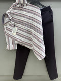 Linen checks shirt with pant