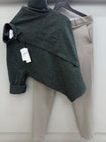 Jute strip shirt with pant