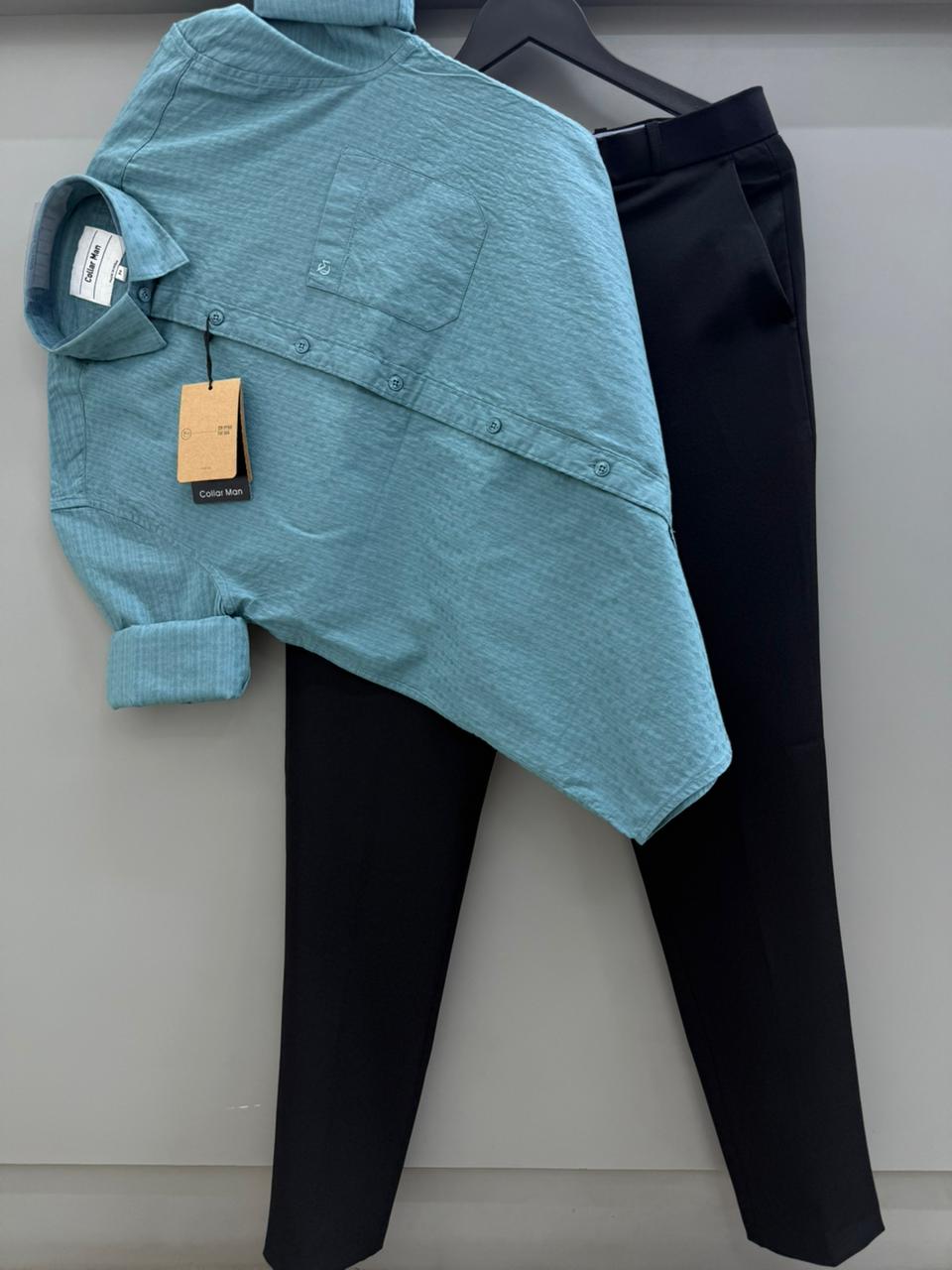 Jacquard Shirt With Trouser pant