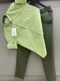 Cotton oxford shirt with formal pant