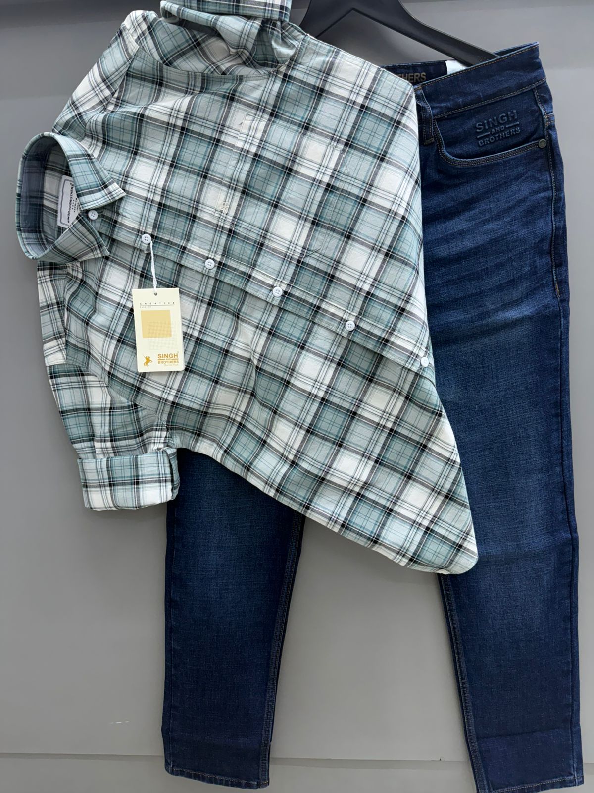 Oxford Checks shirt with Pant
