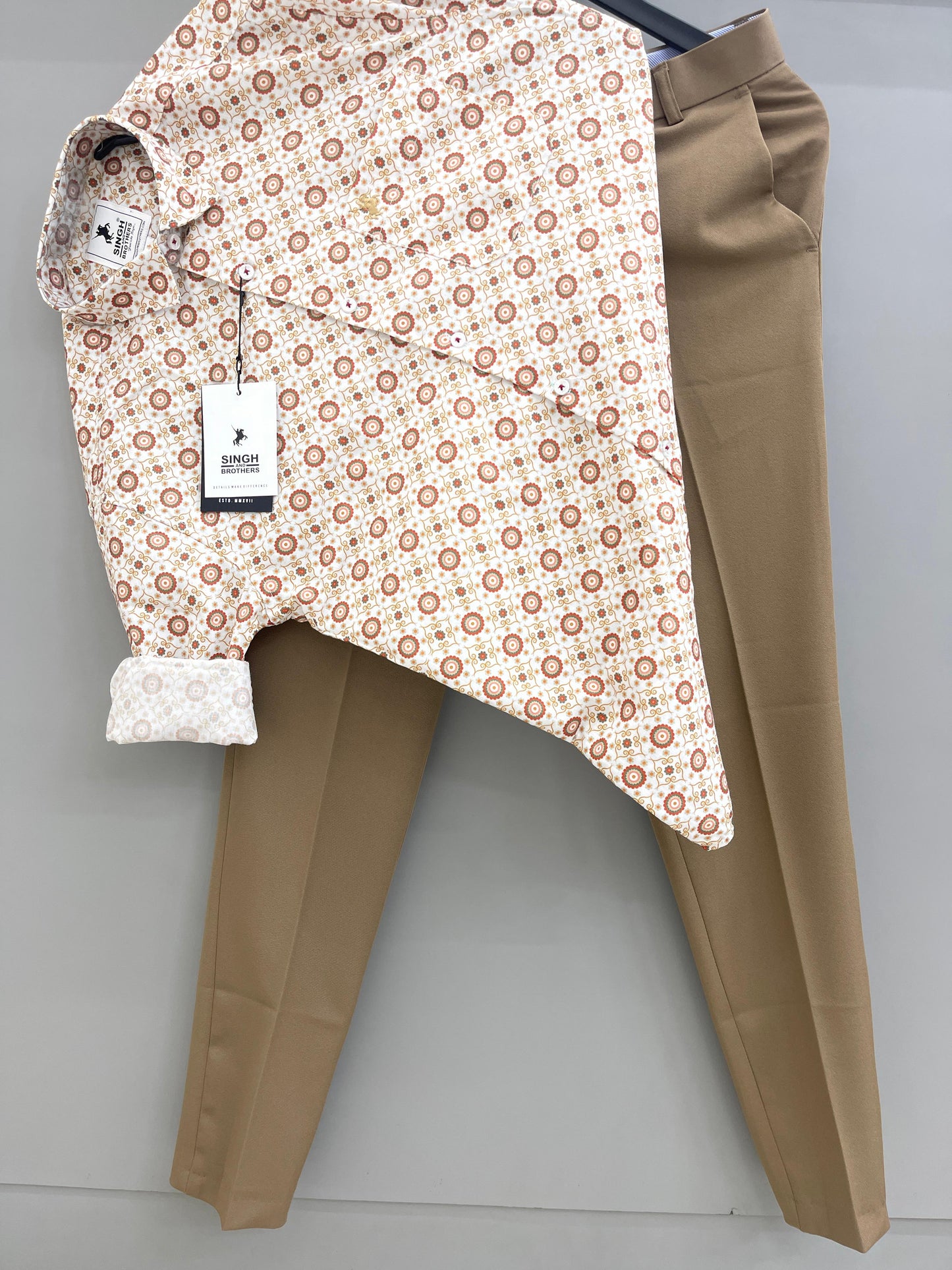 Printed Shirt with Trouser Pant (Combo)