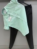 Linen strip shirt with pant