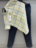 Linen check shirt with pant