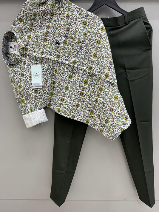 Printed Shirt with Trouser Pant (Combo)