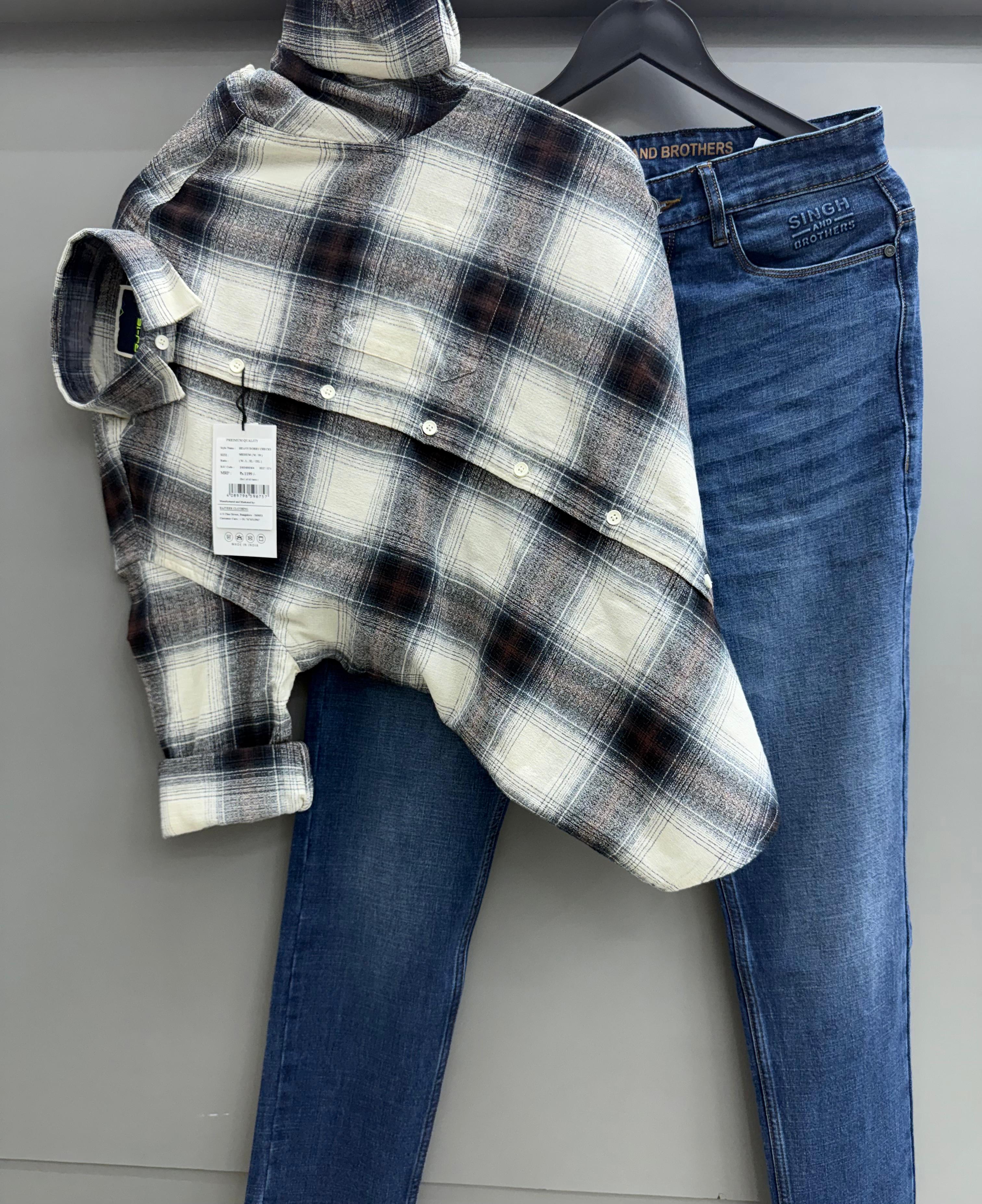 Fennel Check shirt with pant