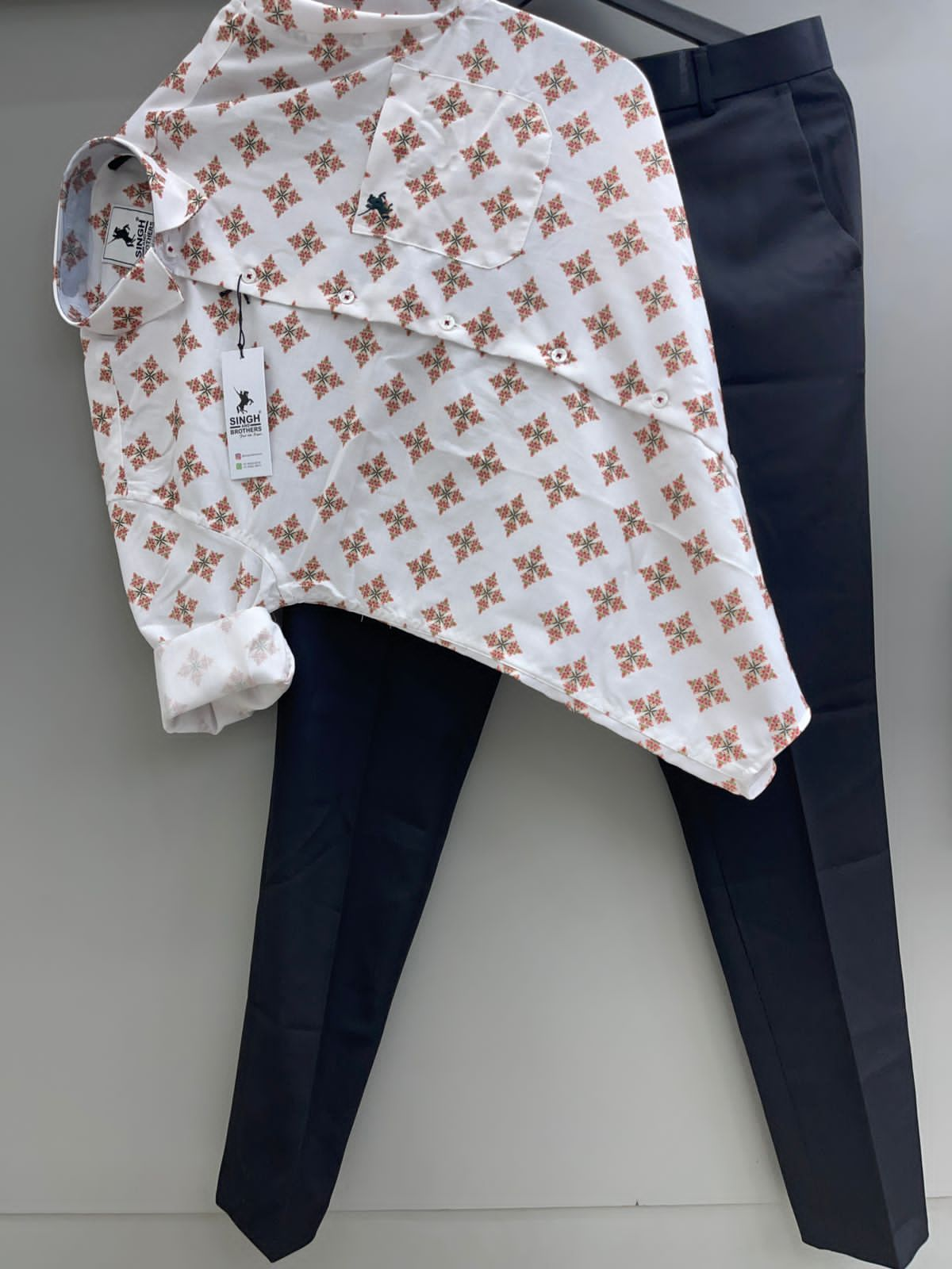 Printed Shirt with Trouser Pant (Combo)