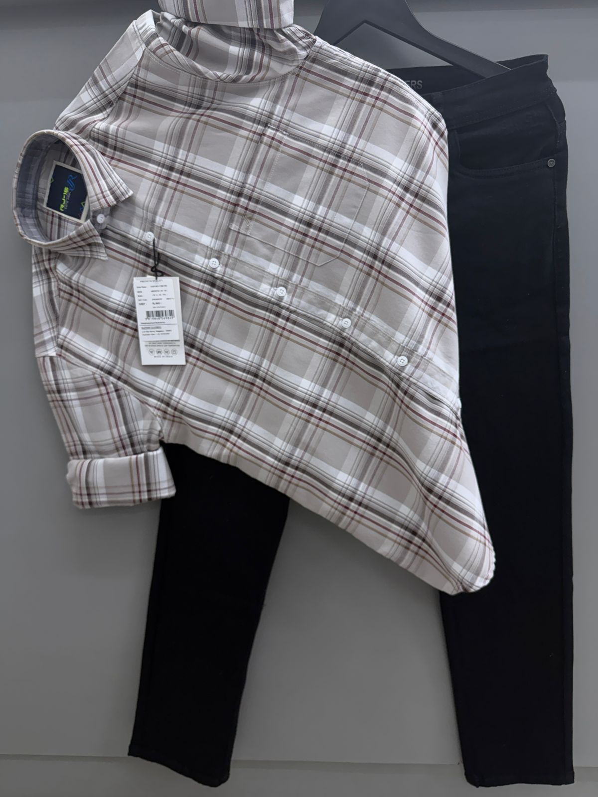 Check Shirt with Pant