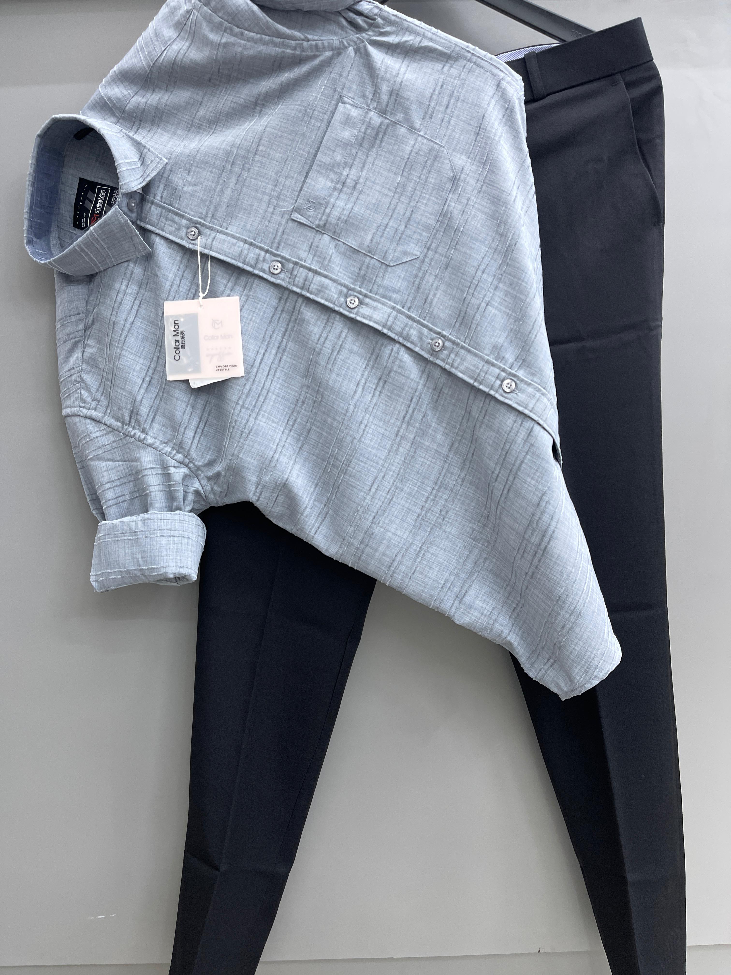 Jacquard Shirt With Trouser pant