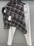 Linen check shirt with pant