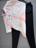 Linen printed shirt with pant