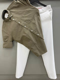 Cotton oxford shirt with formal pant