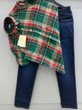 Brush cotton shirt with pant