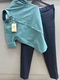 Cotton oxford shirt with formal pant
