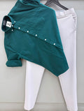 Cotton oxford shirt with formal pant